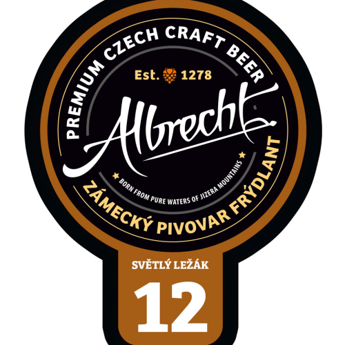 12 Albrecht, světlý ležák