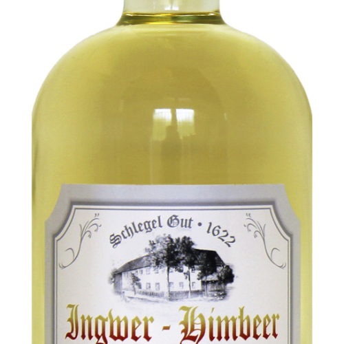 Ingwer- Himbeer Spirituose, zázvorovo-malinova pálenka  (40%/20ml)